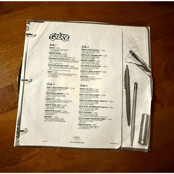 Original 1978 Grease Soundtrack Double LP. - Picture 6 of 9